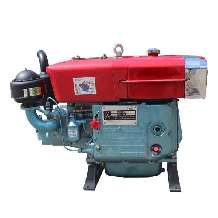 Motor diésel refrigerado por agua de un solo cilindro